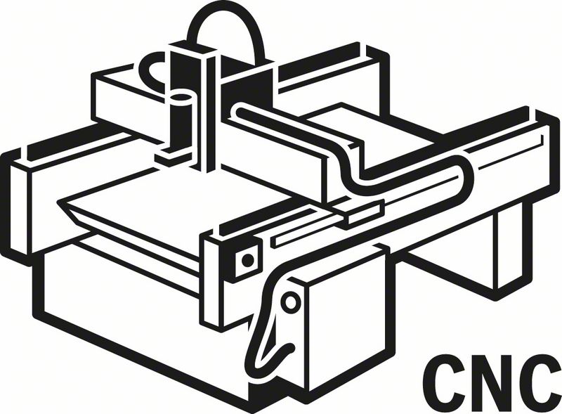 Галтельная фреза 8 mm, R1 3 mm, D 6 mm, L 12,7 mm, G 50,8 mm